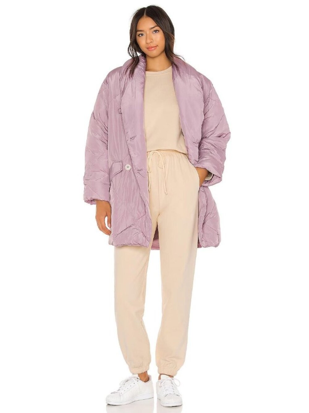 Free People Ella Puffer Coat, medium size, oversized fit, brand new with tags.